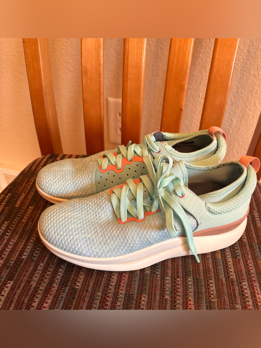 Moshn Rhythm By Klogs Light Teal Black Athletic Sneakers